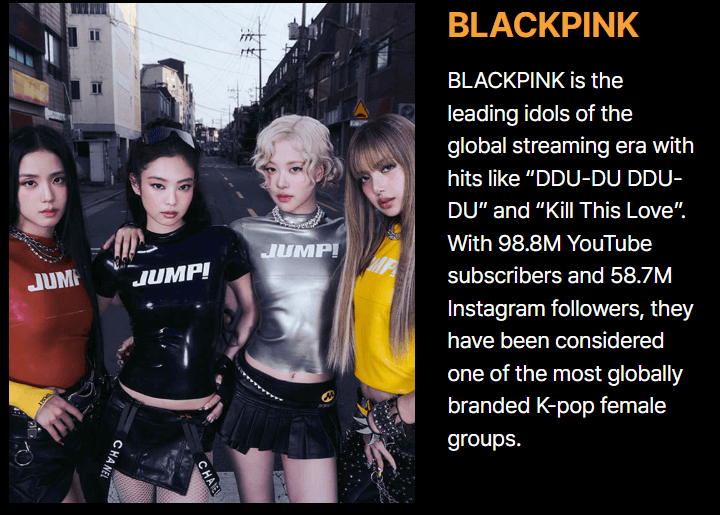 Blackpink Golden Disc Power house 40