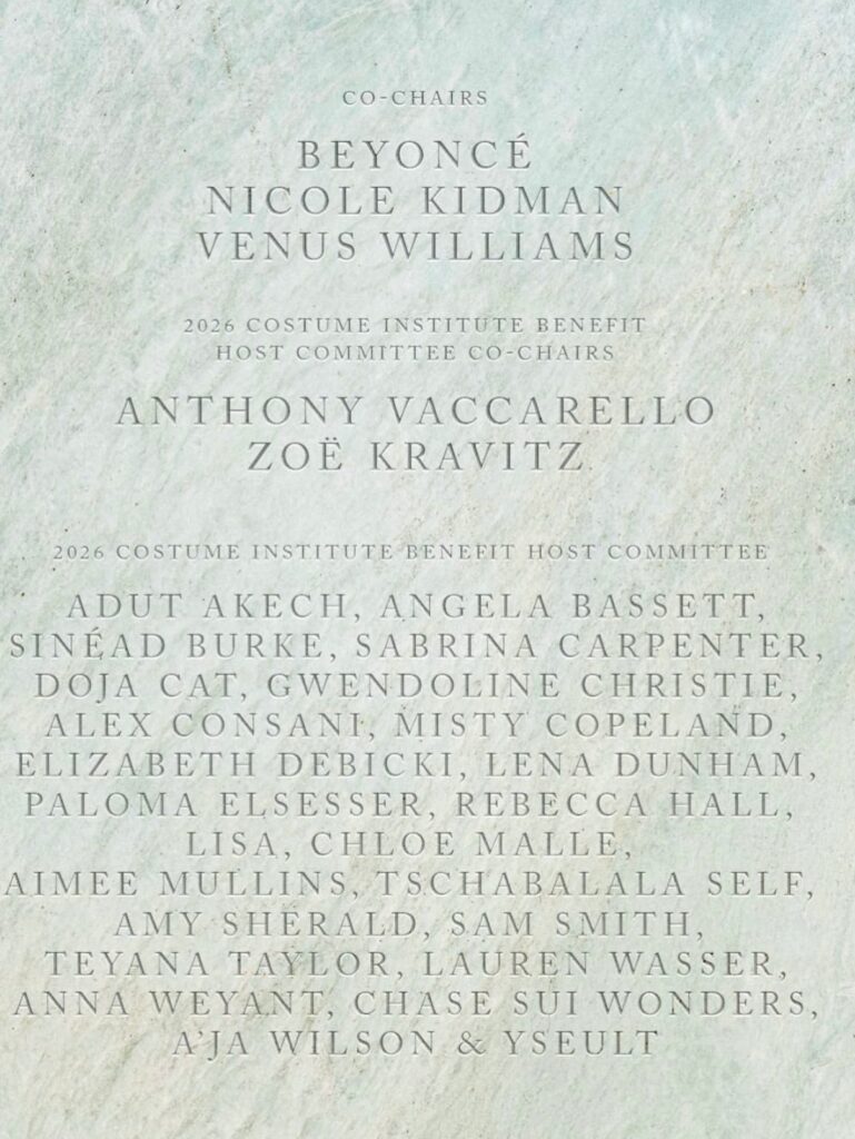 LISA MET GALA 2026 2